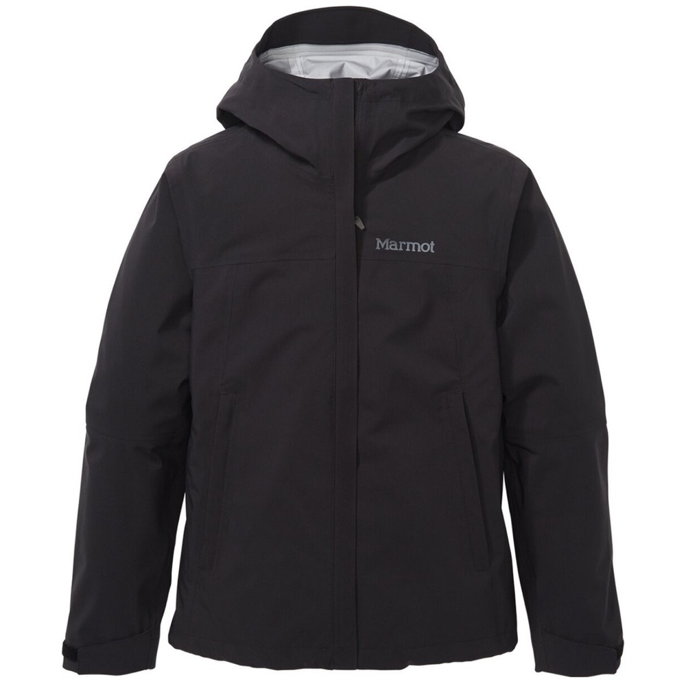 Marmot Women's Black Hooded Waterproof Jacket